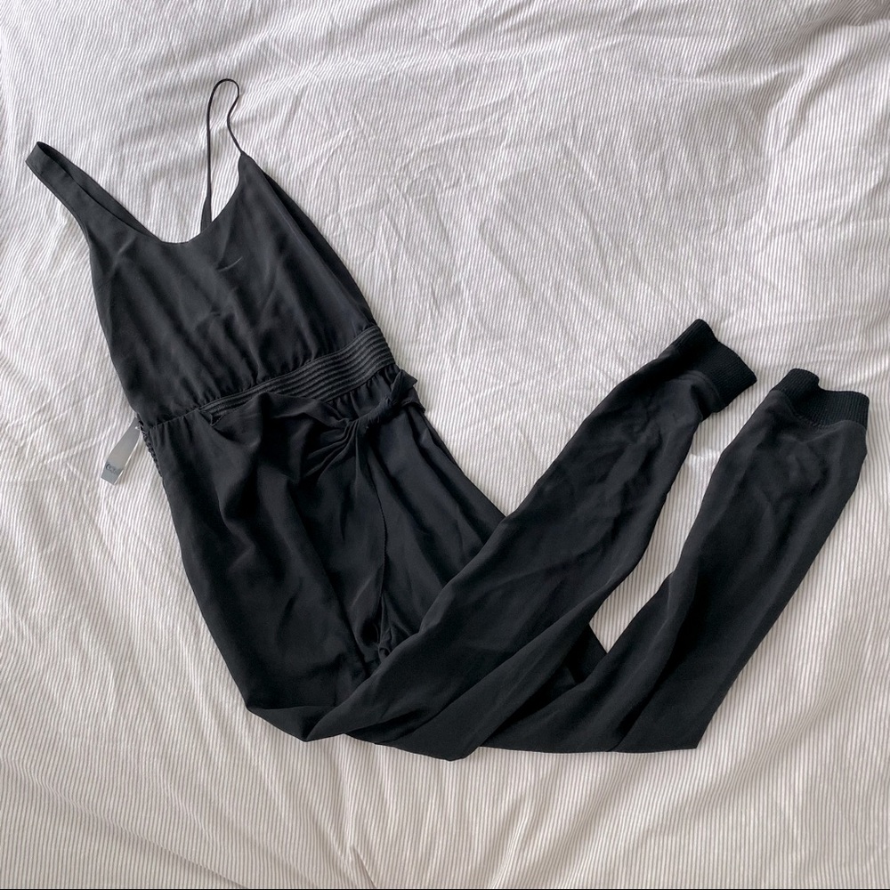 BNWT Aritzia Wilfred 100% silk jumpsuit